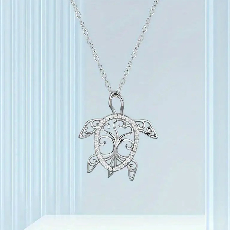 Women's Turtle Tree of Life Creative Necklace, Versatile Gift